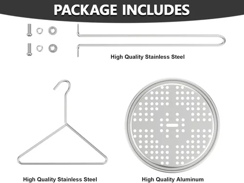 Miniatura 4 de Kit de accesorios de piezas de repuesto para freidora de pavo, para parrilla de freidora, gancho para freidora de pavo, colgador de freidora