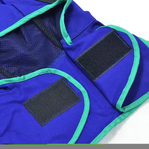 Miniatura 5 de RIVERWELD Capucha de soldadura Tela ignífuga para soldadores Match Soldadura Casco de soldadura Color azul Equipo de seguridad de trabajo Protección