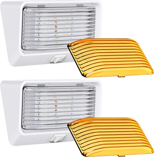 Miniatura 11 de Luz de utilidad para porche exterior de RV con interruptor, accesorio de iluminación de 12 V y 280 lúmenes. Iluminación de repuesto para caravanas