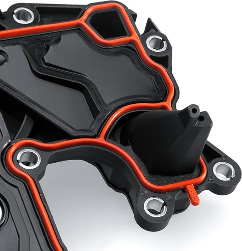 Miniatura 5 de Válvula PCV - Separador de aceite de válvula de ventilación del cárter del motor con kit de manguera de respiradero compatible con Audi A3, A4, A5