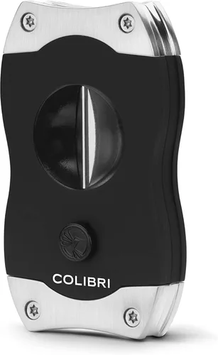 Miniatura 7 de Colibri Cortador de puros de corte en V de alta calidad, hoja ergonómica de acero inoxidable con resorte, ideal para hasta 60+ calibre de anillo