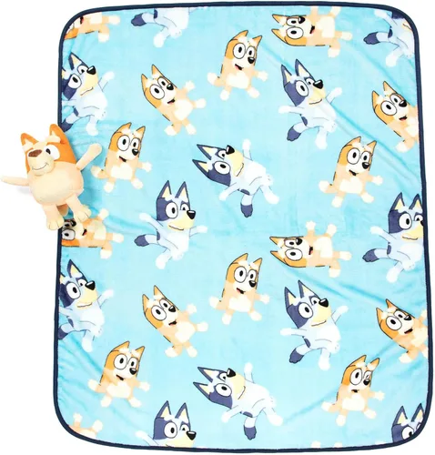 Miniatura 2 de Jay Franco Mini almohada de felpa para niños y juego de manta de viaje de 40 x 50 pulgadas, juego de manta de peluche para niños, súper suave, juego