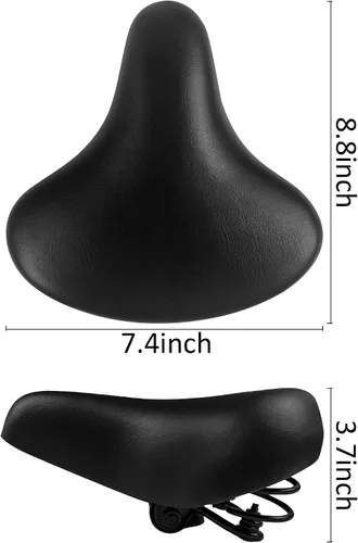 Miniatura 6 de Asiento de bicicleta para niños y niñas, asiento de bicicleta para niños de 12, 14, 16, 18, 20, 24 pulgadas, para niños y niñas, reemplazo