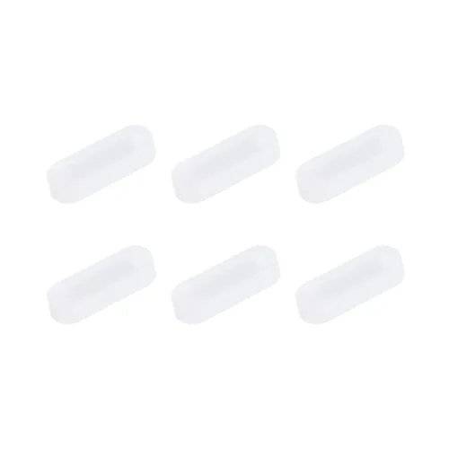 Miniatura 7 de MECCANIXITY Agitador magnético mezclador barra de agitación barra 7 mm (0.28 ") x3mm cilindro forma PTFE recubrimiento imán blanco para laboratorio