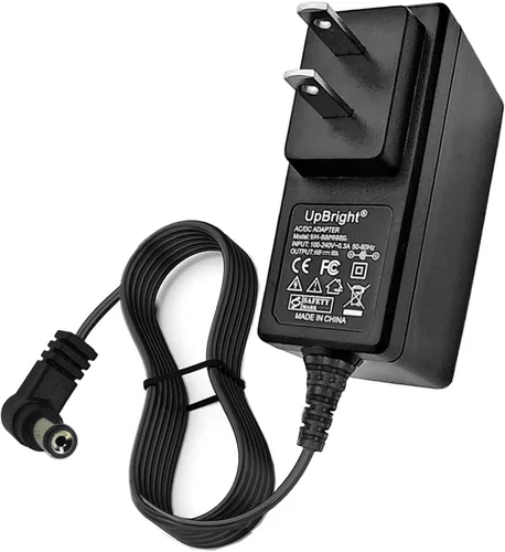 UpBright Adaptador CA/CC de 12V compatible con Casio WK-1600 WK-1800 WK-1630 WK-3000 WK-3000D WK-3200 WK-3300 WK-3500 WK-3800 WK-8000 AD-12MLA(U)