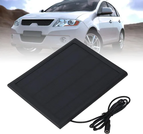 Miniatura 6 de Garosa Cargador de panel solar de 6 W y 16 V, mantenedor de batería solar portátil con carga rápida inteligente y alta tasa de conversión
