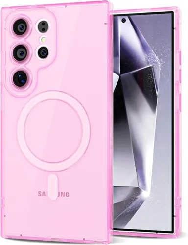 Miniatura 36 de Svanove Funda para Samsung Galaxy S22 Transparente Compatible con Magsafe Silicone, Funda Magnética Mag Safe Transparente Delgada Bonita, Estética