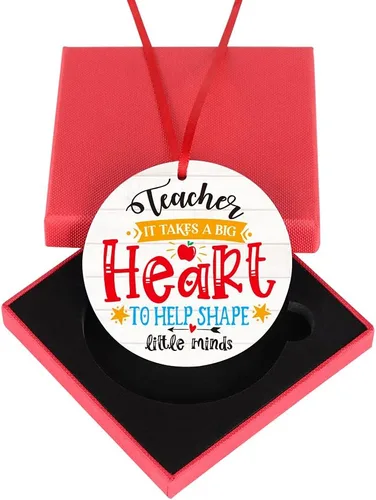Miniatura 6 de PETCEE Adornos para Maestros Regalos de Apreciación para Maestras Adornos para Maestros para Decoraciones de Árbol de Navidad Jubilación Regalos
