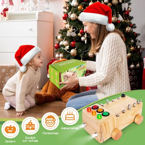Miniatura 6 de Tablero de destornilladores Montessori, juguete de tablero ocupado Montessori a partir de 2-6 años, tablero de actividades Montessori juguete