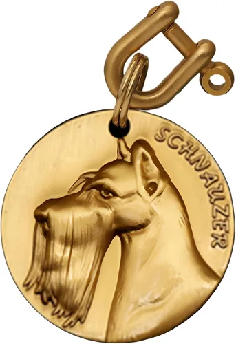 Miniatura 38 de Etiquetas de identificación para mascotas de cobre puro, etiquetas de nombre de perro personalizadas en relieve 3D con letras personalizadas