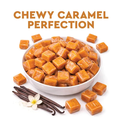 Miniatura 7 de Caramelos de caramelo envueltos individualmente, bolsa a granel de 1 libra (aproximadamente 75 piezas) – Caramelo masticable clásico suave