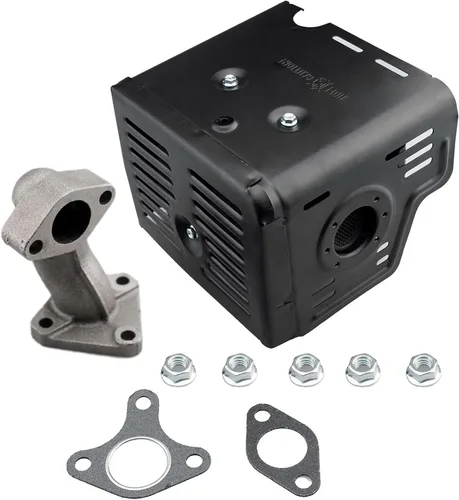 Ruma Kit de silenciador para Honda GX340 GX390 GX420 11HP 13HP 16HP Harbor Freight 420 Motor Bomba de agua Soplador de nieve Lavadora a presión con