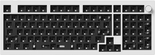 Keychron Q5 Pro Teclado mecánico inalámbrico QMK/VIA Barebone, diseño del 96% con perilla programable, diseño de doble junta, retroiluminación RGB
