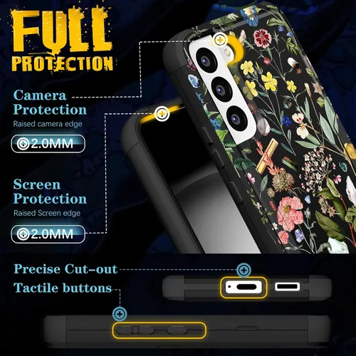 Miniatura 83 de Funda para Samsung Galaxy S22 - Funda de Teléfono para Mujeres Chicas Lindas Cubierta Diseño Único Estético Genial para Adolescentes Kawaii Fresa