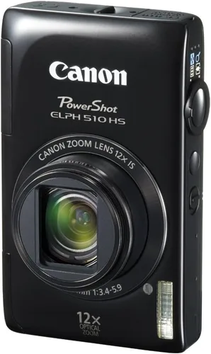 Miniatura 3 de Canon PowerShot ELPH 510 HS 12.1 MP CMOS Cámara digital con video Full HD y lente ultra gran angular (negro)