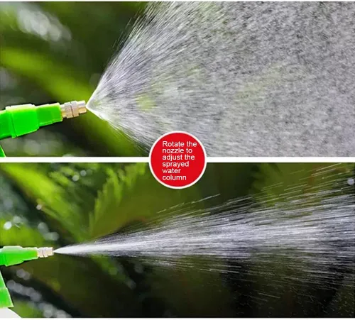 Miniatura 5 de Pulverizador de bomba de jardín de 68 oz/0.5 galones, botella de presión de mano de latón, boquilla ajustable de latón, gran capacidad, maleza