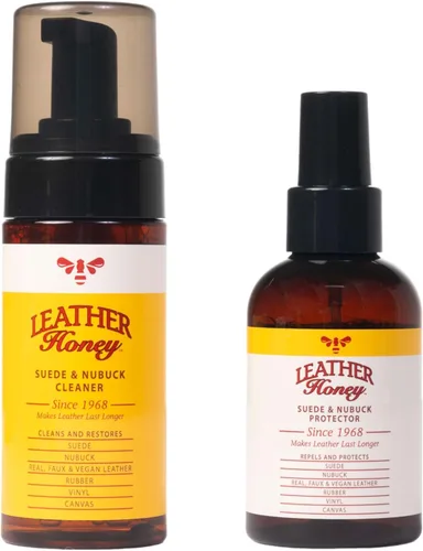 Miniatura 2 de Kit de Cuidado de Gamuza y Nubuck Leather Honey: Limpiador, Protector, Cepillo y Borrador de Gamuza: Limpia, Protege y Restaura Zapatos, Botas