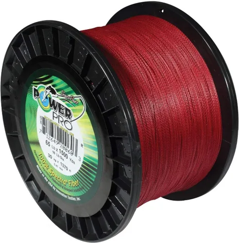Miniatura 10 de Línea de pesca con costura de fibra Spectra Power Pro Amarillo alta visibilidad