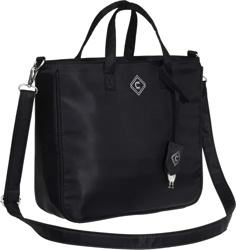 Allen Company Bolso cruzado casual para niñas con pistolas de aventura bolso de transporte oculto con bloqueo bolso ambidiestro negro