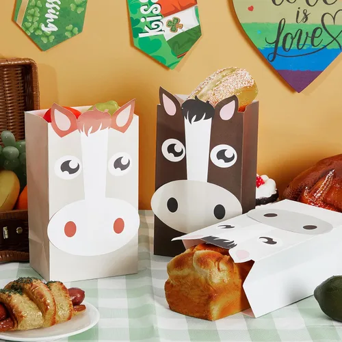 Miniatura 4 de 24 bolsas de fiesta de caballo, bolsas de regalo de caballo, bolsas de golosinas para caballos, bolsas de golosinas para fiesta de caballos, bolsas