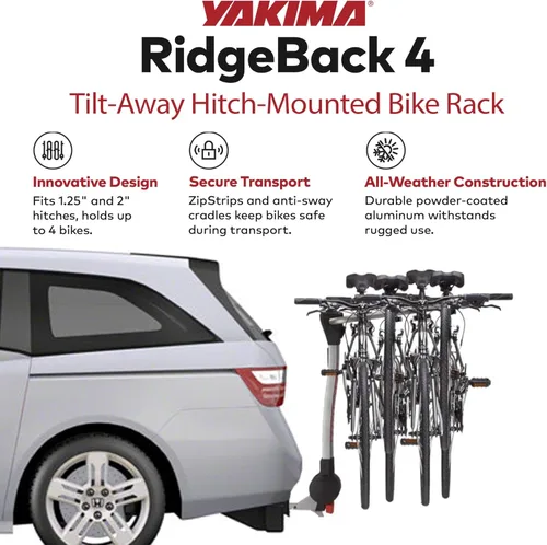 Miniatura 2 de Yakima Products RidgeBack Soporte para Transporte de Bicicletas en Enganche