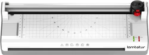 Miniatura 9 de Lamtetur Laminadora 7 en 1, máquina laminadora para A3/A4/A6, máquina laminadora con hojas laminadoras, 20 bolsas para uso en oficina, hogar