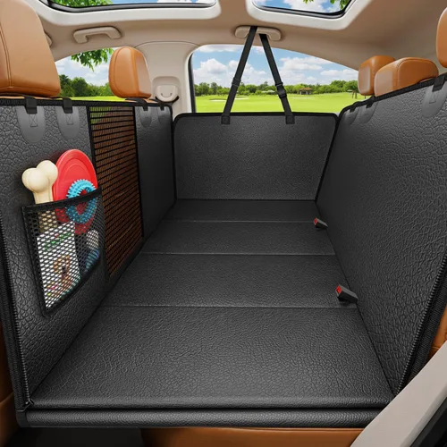 Miniatura 20 de URPOWER Funda de asiento para perro, hamaca 100% impermeable, 600D, resistente, a prueba de arañazos, antideslizante, duradera, suave