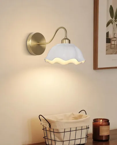 Miniatura 9 de Apliques de Pared Dorados Juego de Dos Luces de Pared Industriales Vintage Modernas Apliques de Granja Iluminación de Pared Interior Lámpara