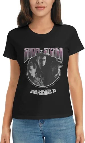 Miniatura 6 de Soda - Camiseta de verano para mujer, estilo casual, de manga corta