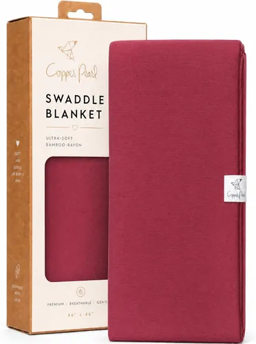 Miniatura 6 de Copper Pearl Swaddle Blankets for Newborns Soft Stretchy Receiving Blankets for Boys and Girls Large 46 x 46 Inch Baby Blankets Lightweight