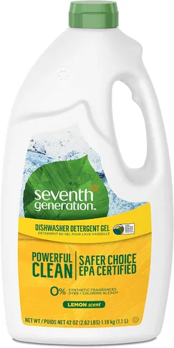 Miniatura 5 de Gel de lavavajillas automático Seventh Generation Free and Clear, 42 onzas - 6 por caja.