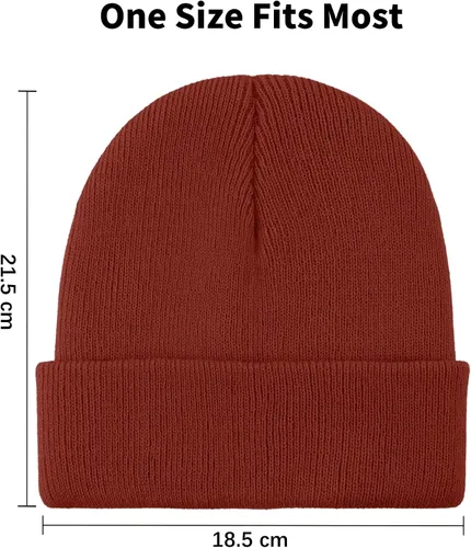 Miniatura 2 de Cooraby Gorro de invierno cálido gorro de punto suave para hombres o mujeres
