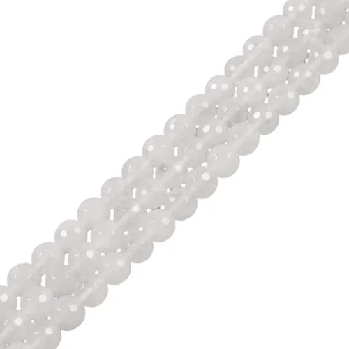 Miniatura 18 de Piedra lunar natural de 0.315 pulgadas (0.315 in), cuentas redondas sueltas para hacer collares, pulseras, joyas, 15 pulgadas