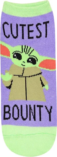 Miniatura 4 de STAR WARS Baby Yoda Cutest Bounty JuniorsWomens 5 Pack Ankle Socks
