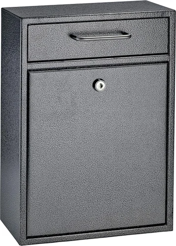 Miniatura 14 de Buzón de correo con caja de seguridad, de montaje en pared, 7415 Granite