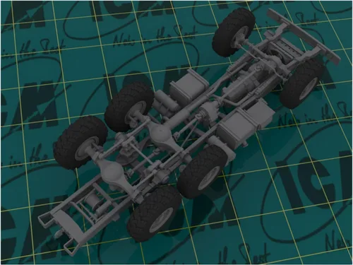 Miniatura 15 de ICM Models 1/35 Kit de modelo de camión del ejército soviético de seis ruedas