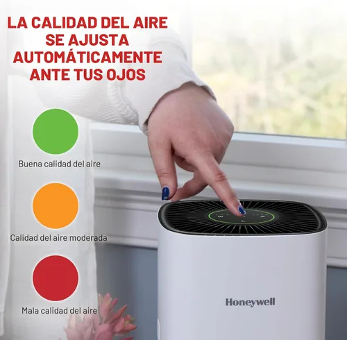 Miniatura 5 de Honeywell Allergen Plus HPA125W - Purificadores de aire HEPA compactos para habitación pequeña, cobertura de hasta 530 pies cuadrados, filtro 3