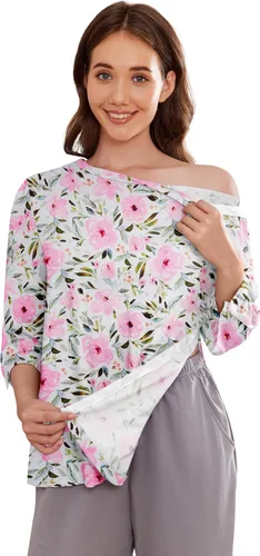 Miniatura 17 de Camisetas Deyeek para Mujeres Después de Cirugía de Hombro Desmontables Mangas 3/4 Tops para Después de Cirugía de Manguito Rotador Ropa Adaptativa