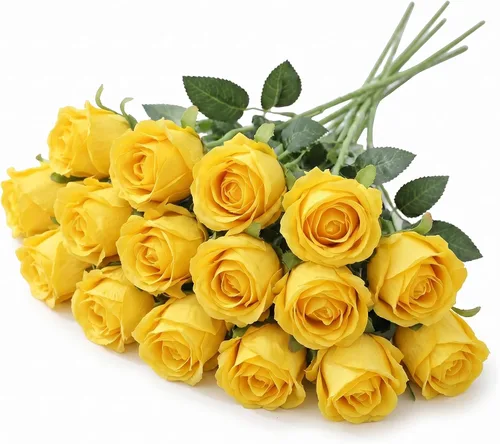 Miniatura 9 de 25Pcs Artificial Rose Flowers, Foam Fake Flowers with Stems, Real Looking, Gift Box, DIY Bouquets for Wedding Arrangements Party Home Decorations
