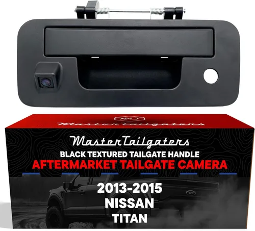 Miniatura 11 de Master Tailgaters Mango negro para portón trasero con cámara de respaldo de repuesto para Nissan Armada (2004-2015) IP68 impermeable Líneas