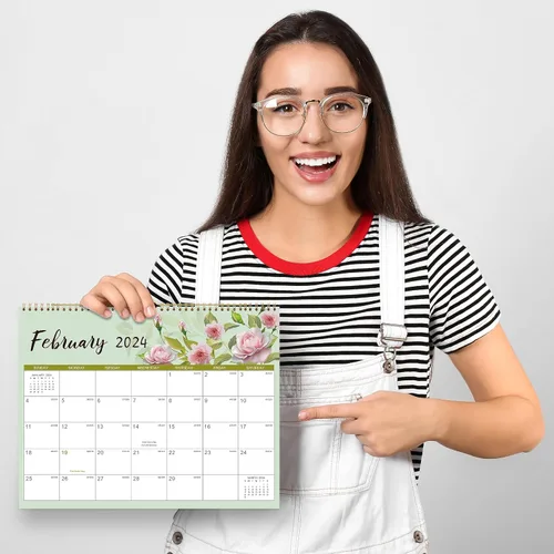 Miniatura 7 de Calendario 2024 – Calendario de pared 2024, 12 calendario mensual 2024 de enero de 2024 a diciembre de 2024, calendario de pared 2024