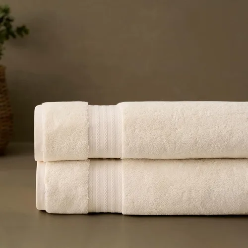Miniatura 18 de Fabdreams Juego de toallas de baño 100% algodón orgánico de 2 piezas 700 g/m² Toallas extra grandes ultra suaves, suaves y absorbentes, duraderas