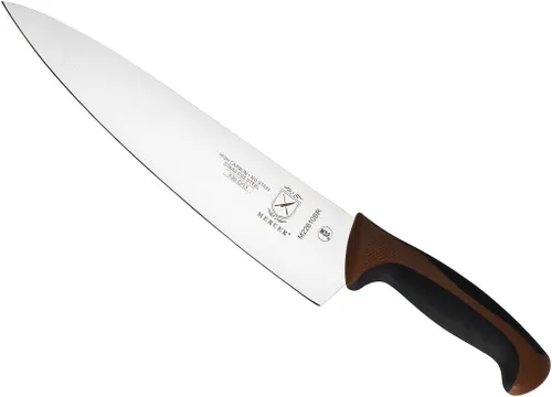 Miniatura 51 de Mercer Culinary - M23210WBH Mercer Culinary Millennia - Cuchillo para pan con borde ondulado de 10 pulgadas de ancho, color blanco