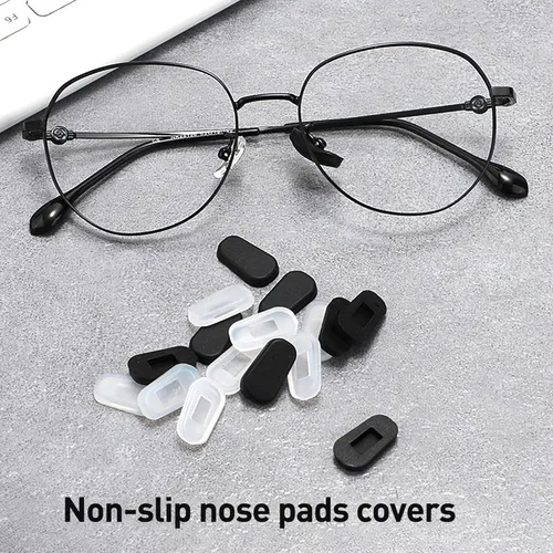 Miniatura 7 de Fundas de almohadilla de nariz para lentes, almohadilla de silicona antideslizante para lentes, fundas protectoras para gafas almohadillas