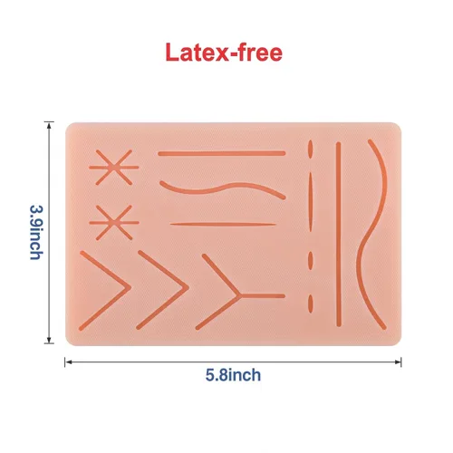 Miniatura 5 de Kit de práctica de sutura Ultrassist para estudiantes de medicina y veterinaria, kit de sutura inicial que incluye almohadilla de silicona duradera