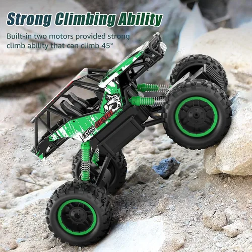 Miniatura 2 de Double E Automóviles de control remoto 1:18 de doble motor recargable para camionetas 4x4 todoterreno