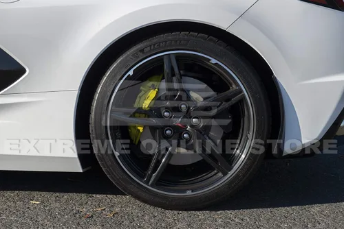 Miniatura 7 de Repuesto para los modelos Chevrolet Corvette C8 Stingray y Z51 2020 actuales GM Factory XL - Par de protectores de salpicaduras laterales Plástico