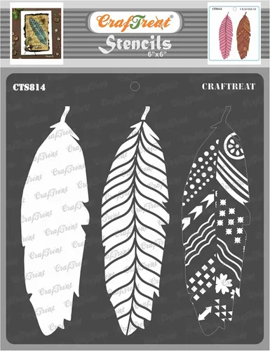 Miniatura 5 de CrafTreat Plantillas para álbumes de recortes, plantillas de mariposa en capas para pintar sobre madera, paredes, muebles, tela y lienzo, diseño