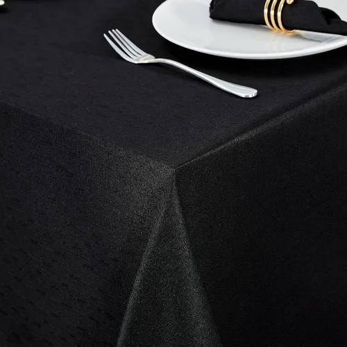 Miniatura 2 de Mebakuk Mantel Rectangular de Lino Estilo Granja, Impermeable, Anti-encogimiento, Suave y Resistente a las Arrugas, Cubierta de Mesa Decorativa