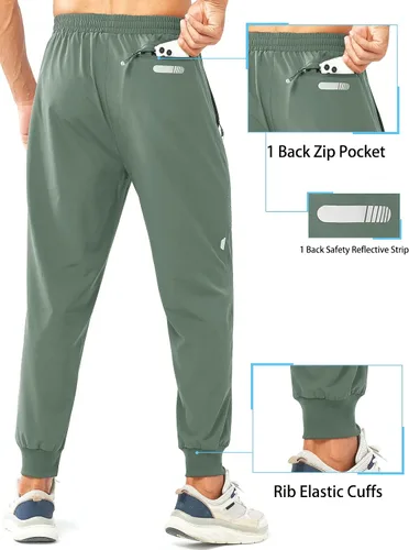 Miniatura 2 de NORTHYARD Pantalones deportivos para correr para hombre, ligeros, de secado rápido, para gimnasio, deportes activos, entrenamiento en pista